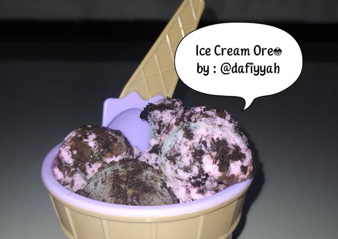 Resep Ice Cream Oreo Oleh Dapoer Shafiyyah Cookpad