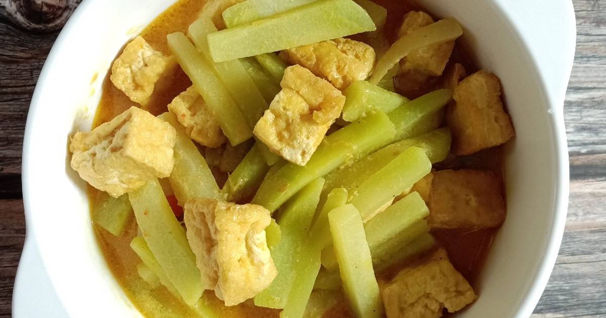 Resep Labu Siam Tahu Masak Santan Oleh Rika S Kitchen Cookpad