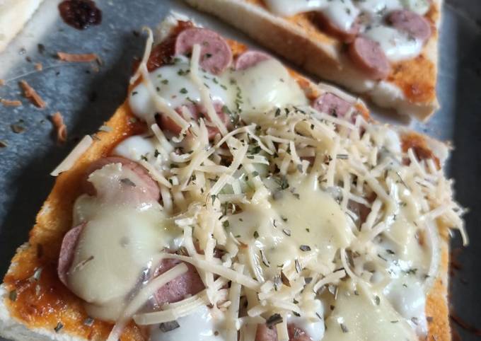 Resep Pizza Roti Tawar Oleh Rani Ariefah Cookpad