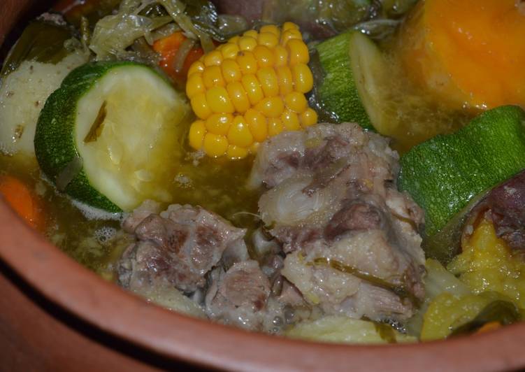 Puchero En Olla De Barro Receta De Fabio Talibs Cookpad