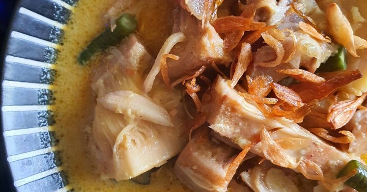 Resep Gulai Nangka Muda A K A Gori Nangka Oleh Tina Hasbie Cookpad