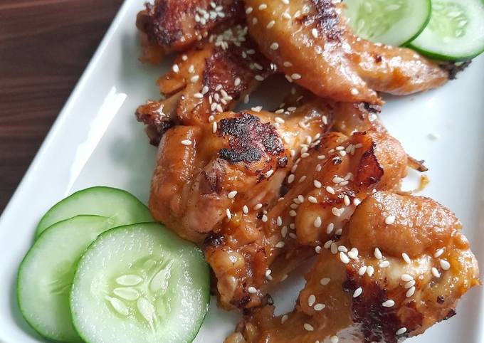 Resep Honey Sesame Chicken Wings Oleh Wilda Wily Cookpad