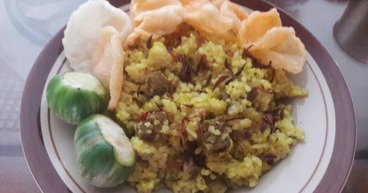 Resep Nasi Kebuli Sapi Magicom Oleh Dapur Dhiajeng Anastasia Dhiajeng