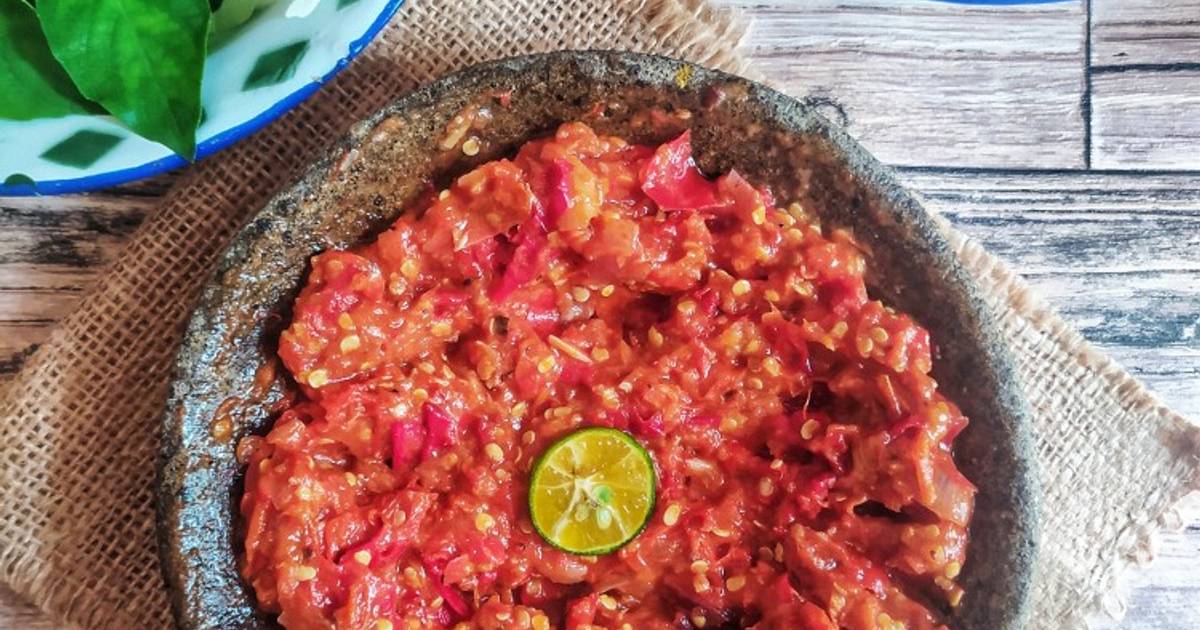 Resep Sambal Tomat Terasi Oleh AzizahPrantoro Cookpad