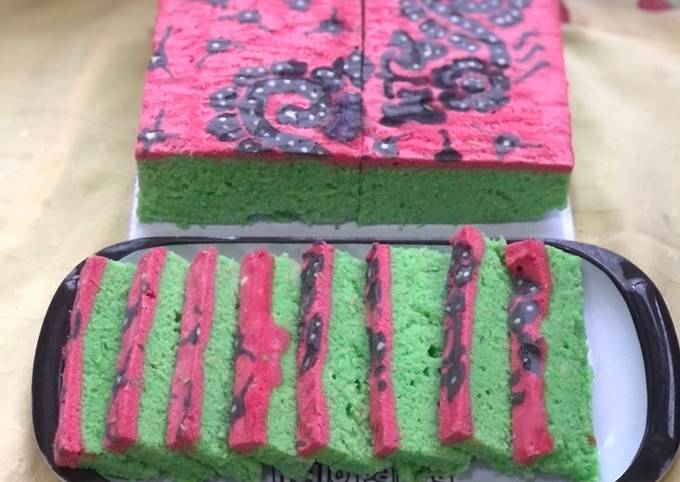 Resep Bolu Pandan Kukus Batik Oleh Pramudita Nur Rahma Cookpad