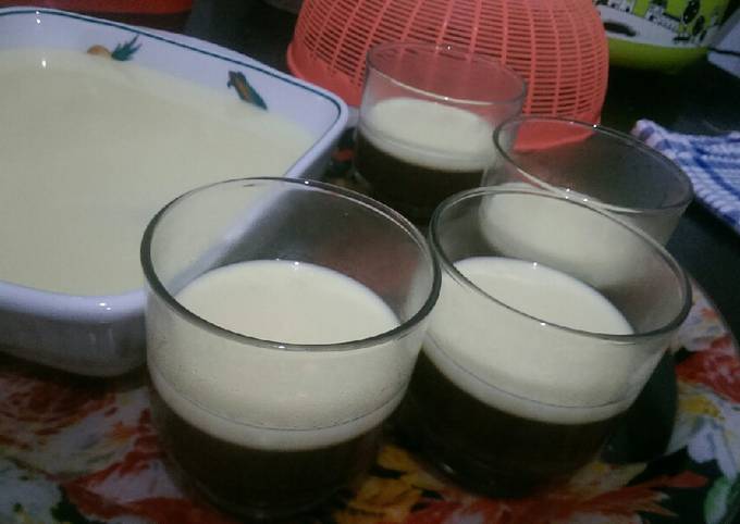 Resep Puding Coklat Fla Susu Vanilla Homemade BikinRamadanBerkesan