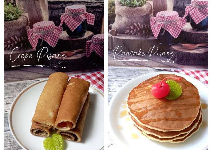 Resep Crepe Pancake Pisang Adonan Oleh Ratih Anita Dewi