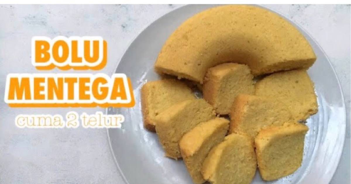 Resep Bolu Mentega Butter Cake 2 Telur Oleh Melisa Nindya Cookpad