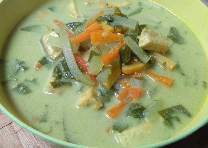 Resep Sayur Santan Labu Dan Tahu Oleh Dita Ummu Khalid Cookpad