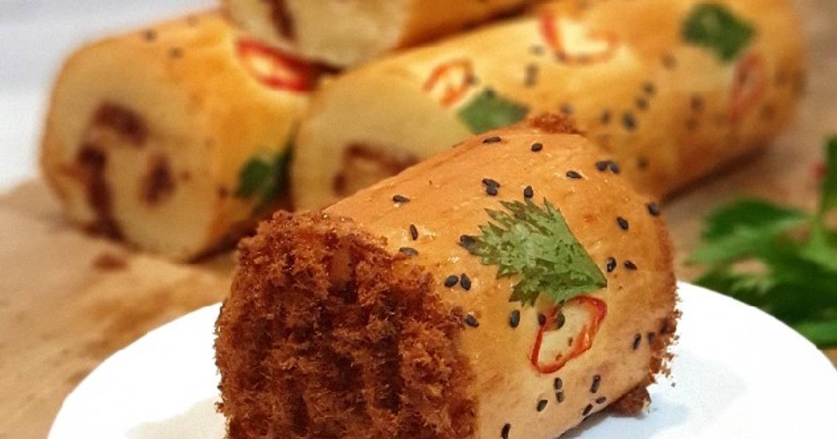 Resep Floss Roll Bread Roti Gulung Abon Oleh Ibu Endah Cookpad