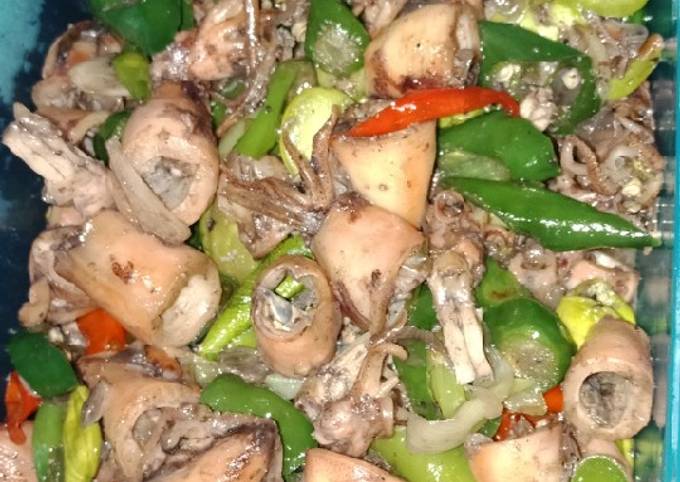 Resep Cumi Asin Cabe Hijau Petai Oleh Rizma Cookpad