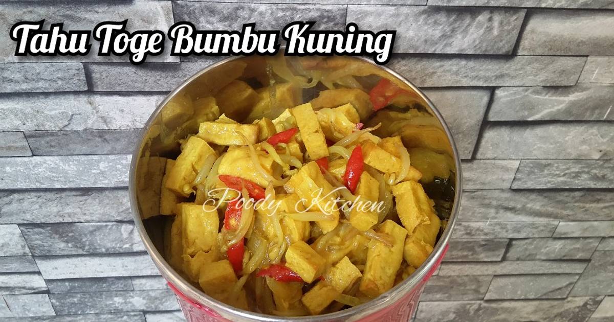 Resep Tahu Tauge Bumbu Kuning Oleh Pujani Handayani Cookpad