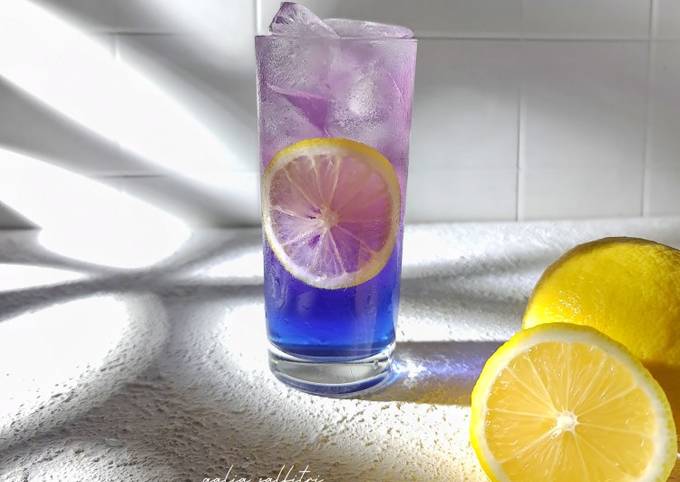 Resep Butterfly Pea Acid Iced Oleh Galia Salfitri Cookpad