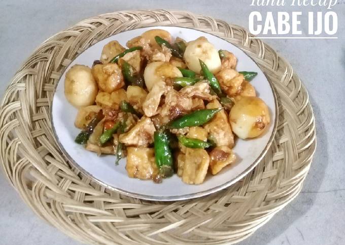 Resep Tahu Kecap Cabe Ijo Oleh Farida Sulthan Ig Malika