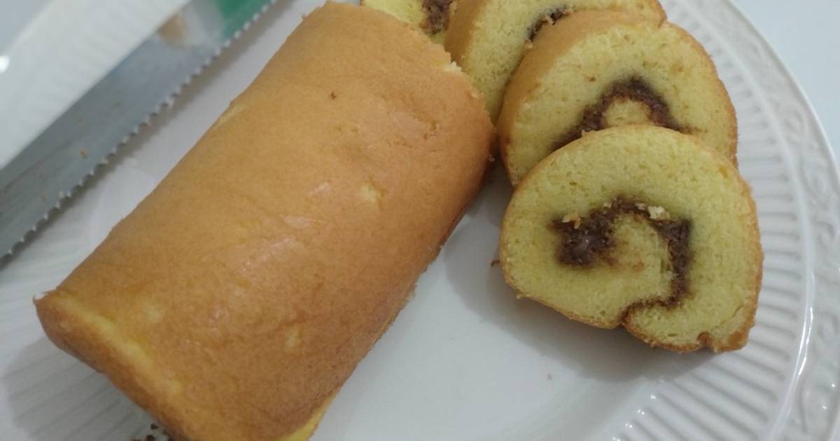 Resep Bolu Gulung Selai Coklat Oleh D Raraz Kitchen Cookpad