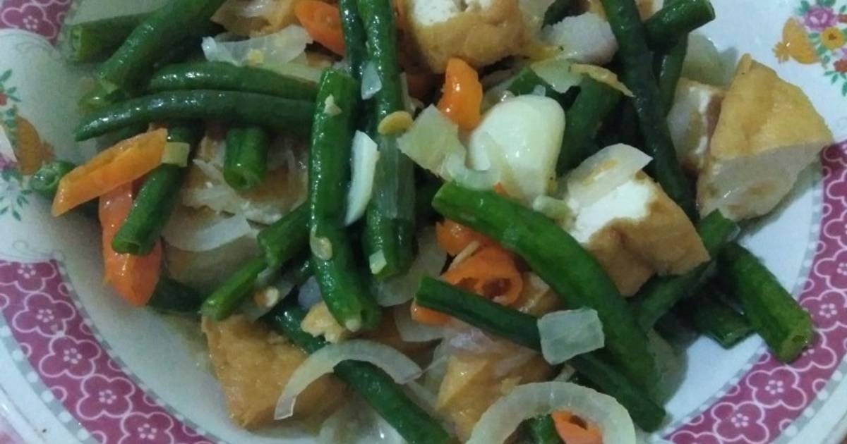 Resep Tumis Tahu Kacang Panjang Oleh BundaAldrin Cookpad