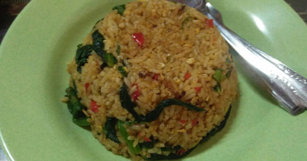 Resep Nasi Goreng Sawi Pedas Simple Oleh Agung Prayoga Cookpad