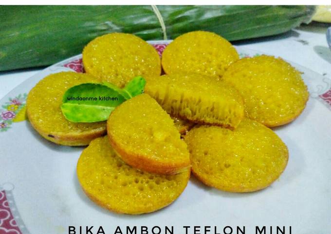 Resep Bika Ambon Mini Ekonomis Teflon Telur Oleh Winda Astuti Cookpad