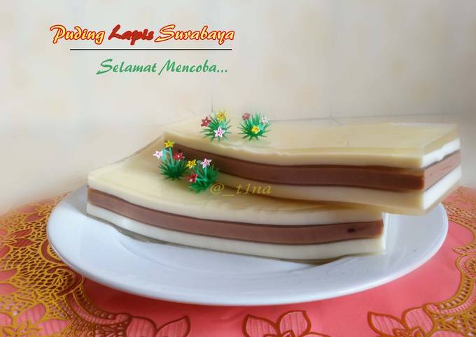 Resep Puding Lapis Surabaya Oleh Tina Cookpad