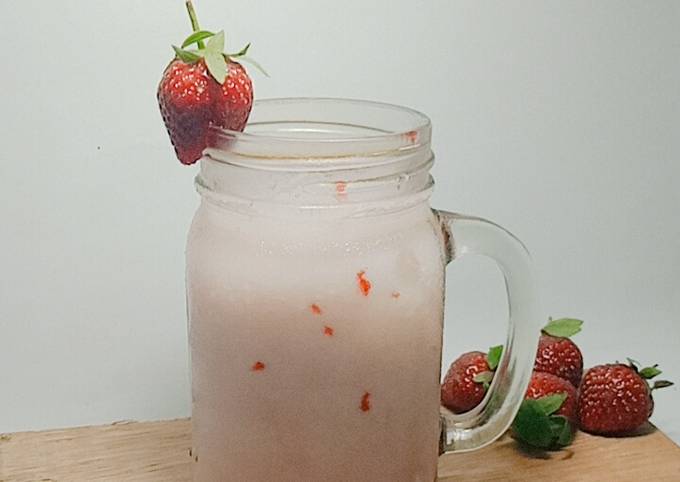 Resep Korean Strawberry Milk Oleh Esty Ridho Hakim Cookpad