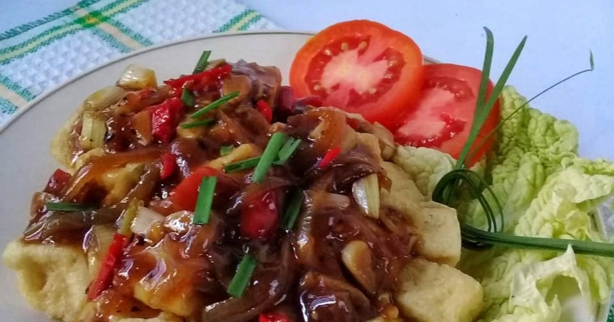 Resep Tahu Siram Saus Lada Hitam Oleh Heni Nur Cookpad