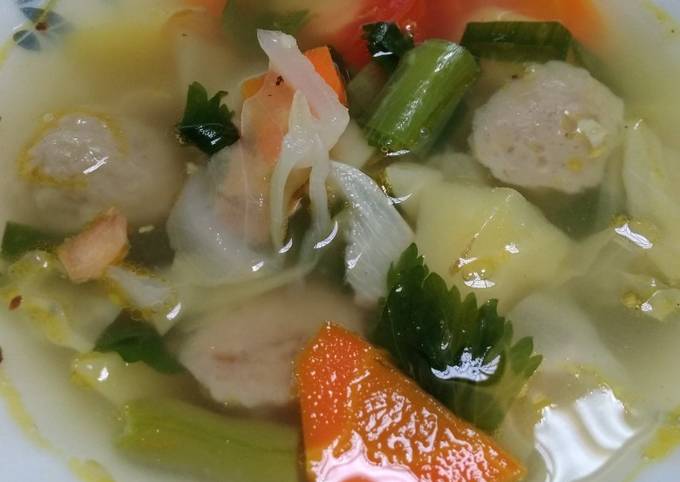 Resep Sayur Sop Bakso Oleh Wieba Ayu Cookpad