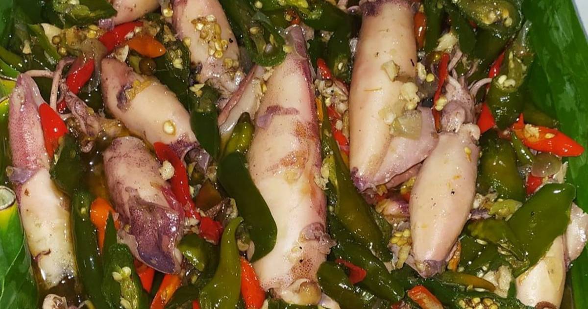 Resep Tumis Cumi Asin Cabai Hijau Oleh Sulistiana Cookpad