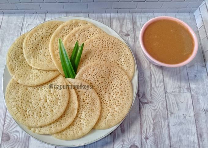 Resep Serabi Teflon Kinca Gula Merah Oleh Ziana Zahim Dapur Mami Keysi