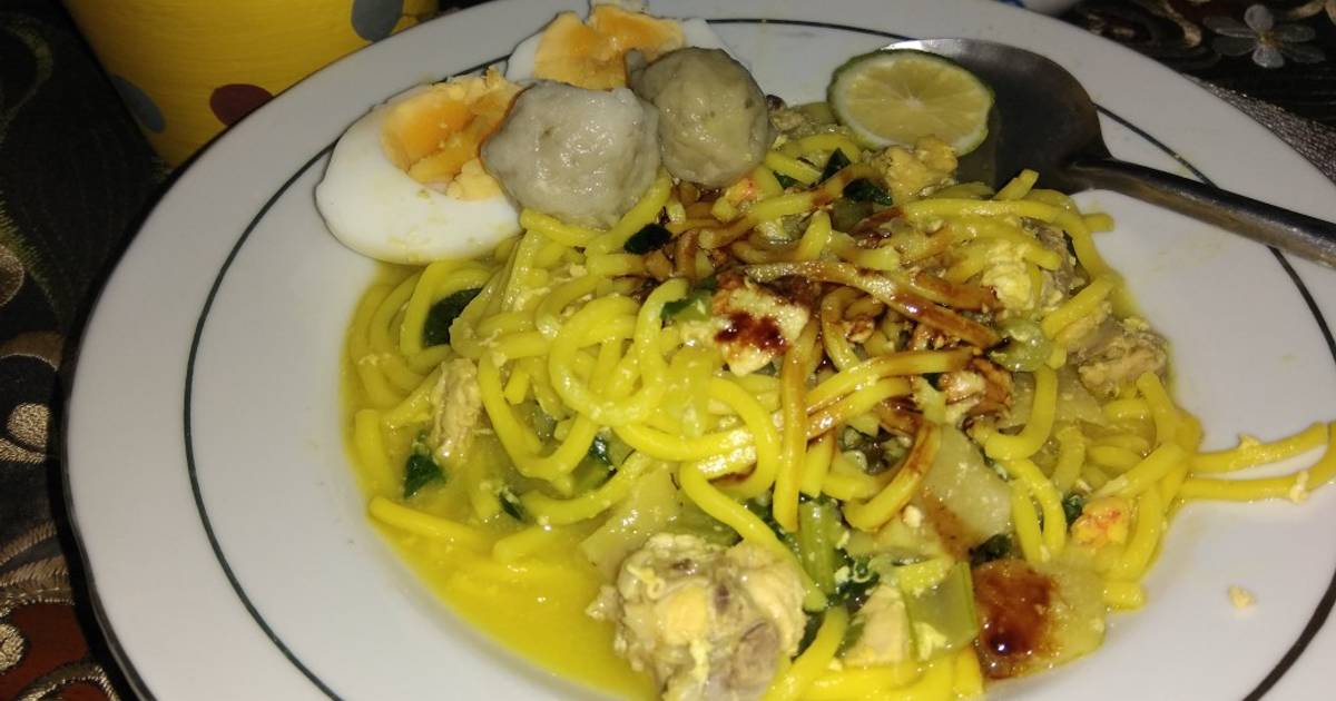 Resep Mie Kuning Kuah Oleh Maryam Ummu Qais Cookpad