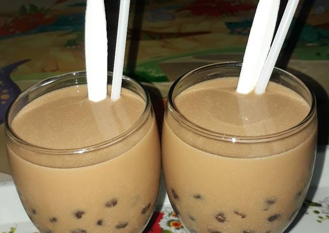 Resep Boba Pearl Milk Tea Oleh I In Nufira Cookpad