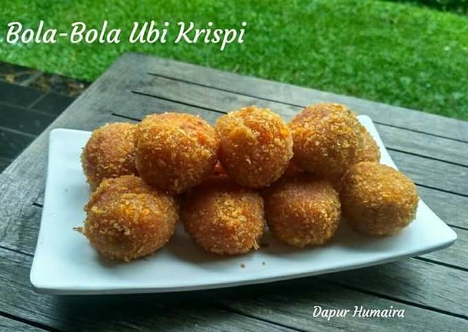 Resep Bola Bola Ubi Crispy Oleh Diyan Dapur Humaira Cookpad