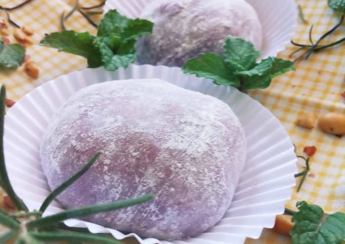 Resep Mochi Sederhana Isi Pasta Cokelat Oleh Luckylaku Kitchen Cookpad