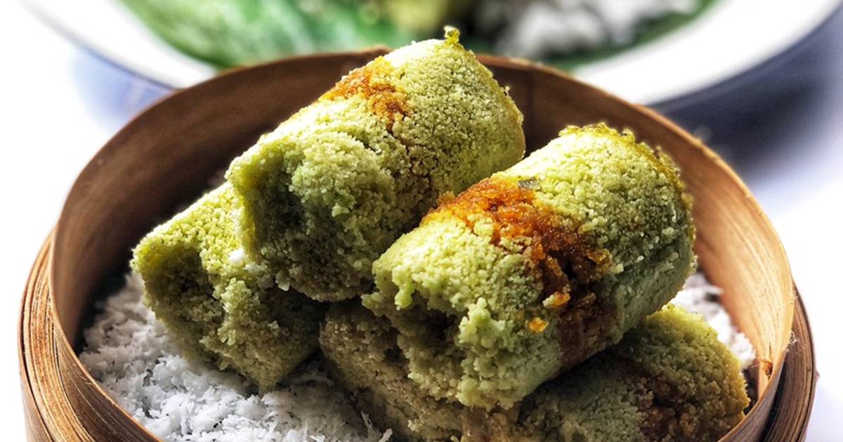 Resep Kue Putu Bambu Abang Abang Oleh Cici Cookpad