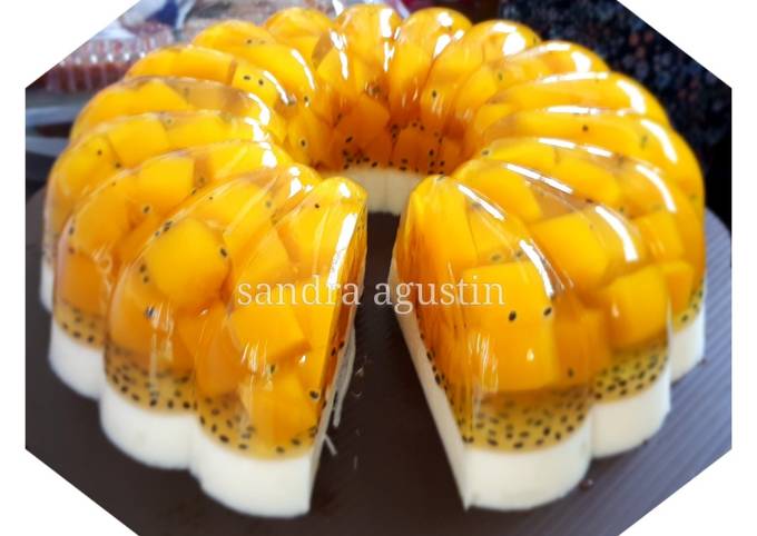 Resep Puding Mozaik Mangga Oleh Sandra Agustin Cookpad