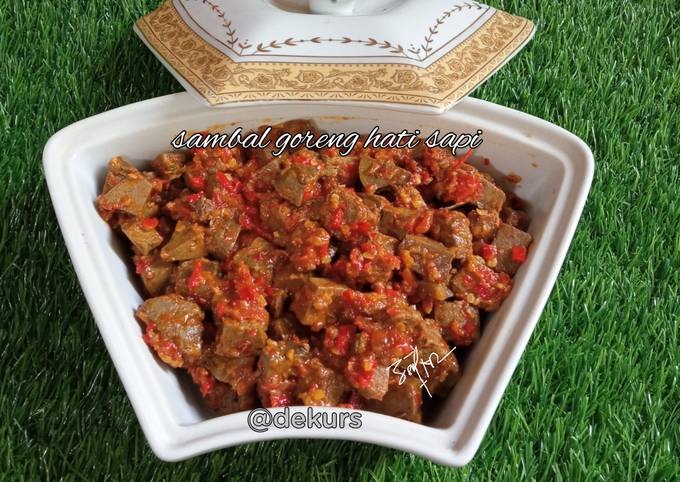 Resep Sambal Goreng Hati Sapi Oleh Esih Kurniasih Cookpad