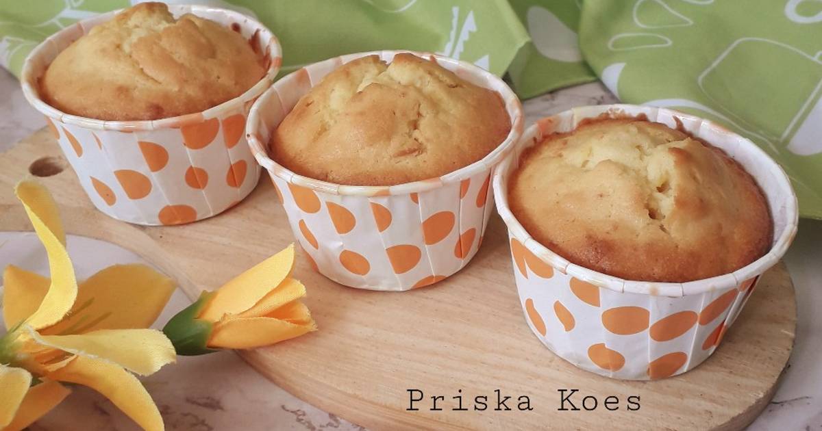 Resep Cup Cake Tape Keju Enak Dan Mudah Cookpad