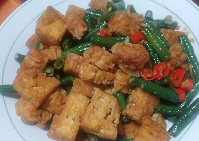 Resep Oseng Tempe Kacang Panjang Oleh Nur Ekayanti Cookpad