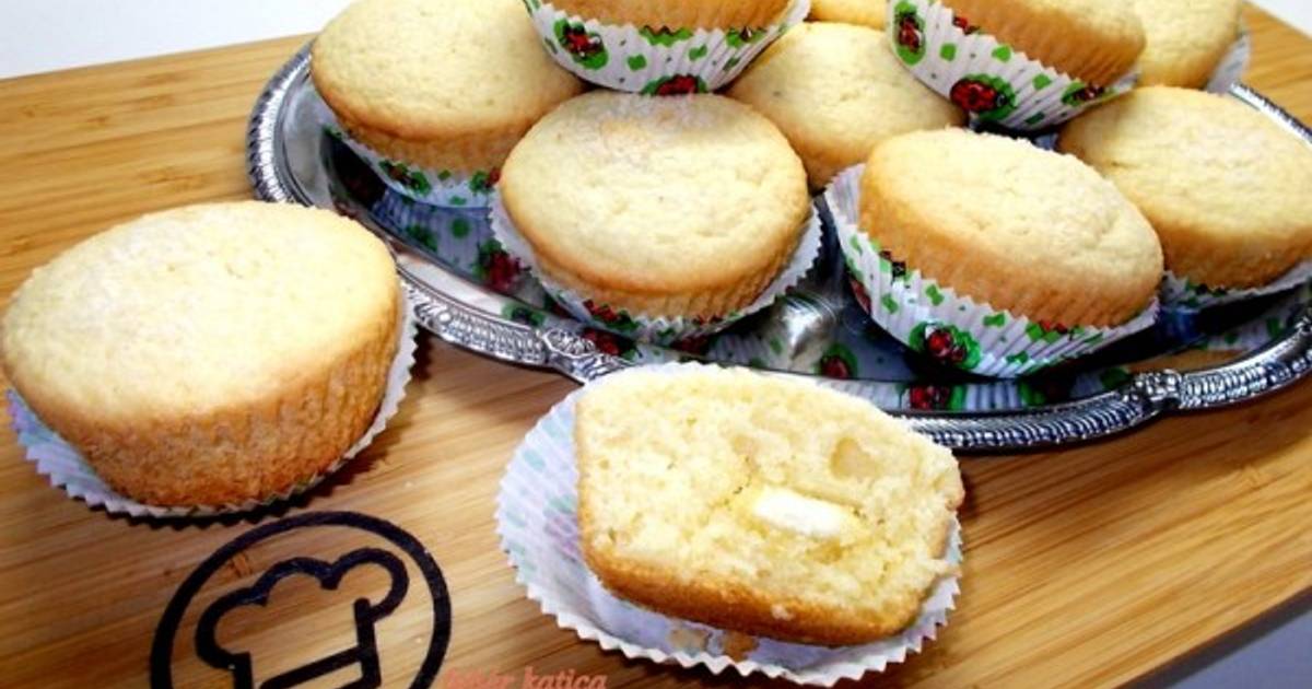 Kókuszos muffin fehér csokoládéval Fehér Katica receptje Cookpad