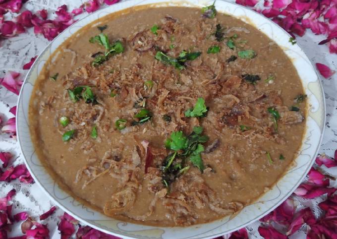 Beef Daleem Haleem Recipe By Man O Salwa By Neelam Saleem Cookpad