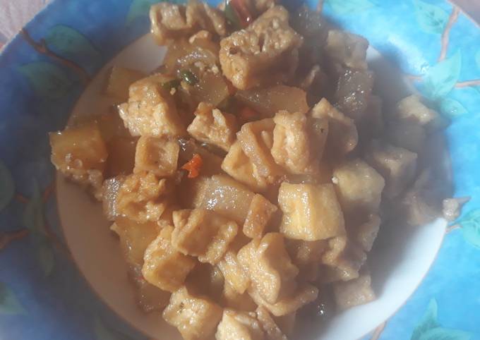 Resep Krecek Tahu Pedas Oleh Lala Makmun Cookpad