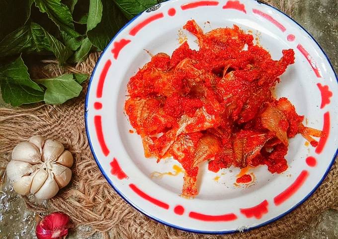 Resep Balado Ikan Asin Kapas Oleh Nurul Ismayanti Cookpad