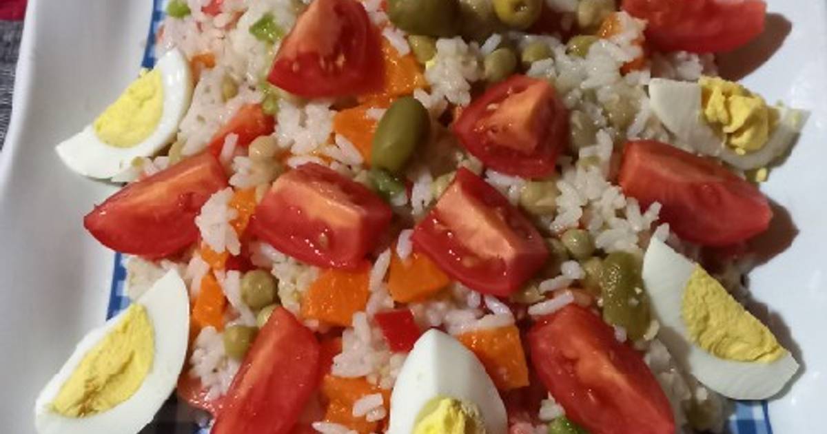 Arriba 74 Imagen Receta De Ensalada De Arroz Primavera Abzlocal Mx