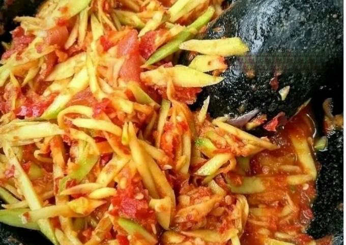 Resep Sambal Mangga Muda Oleh Dapur Mama Rini Cookpad