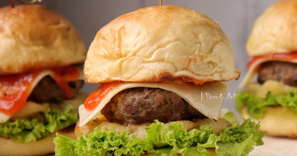 Resep Pineapple Cheese Burger Ala BMB Cabin Style Oleh Nurul Art Cookpad