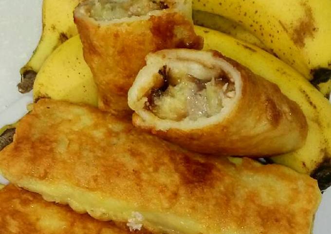 Resep Roti Tawar Goreng Isi Pisang Coklat Oleh Mia Shary Cookpad