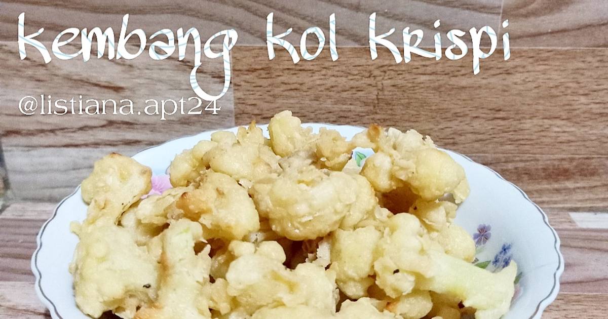 Resep Kembang Kol Krispi Oleh Listiana Sari Cookpad