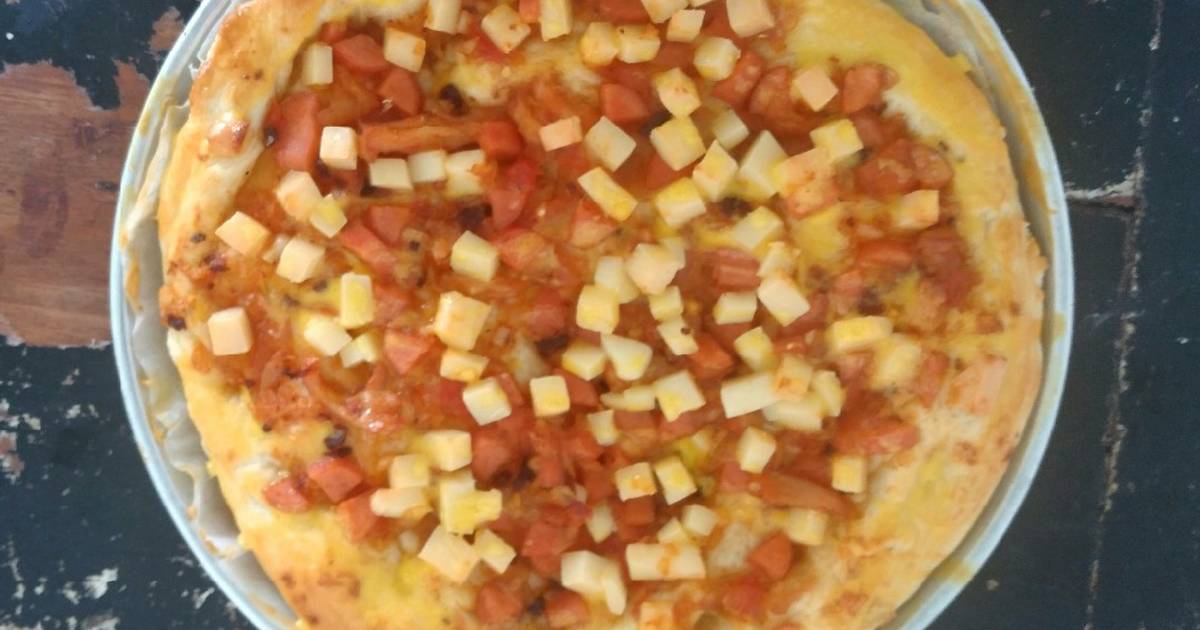 Resep Pizza Mini Empuk Tebal Oleh Ria Mamanya Tata Cookpad