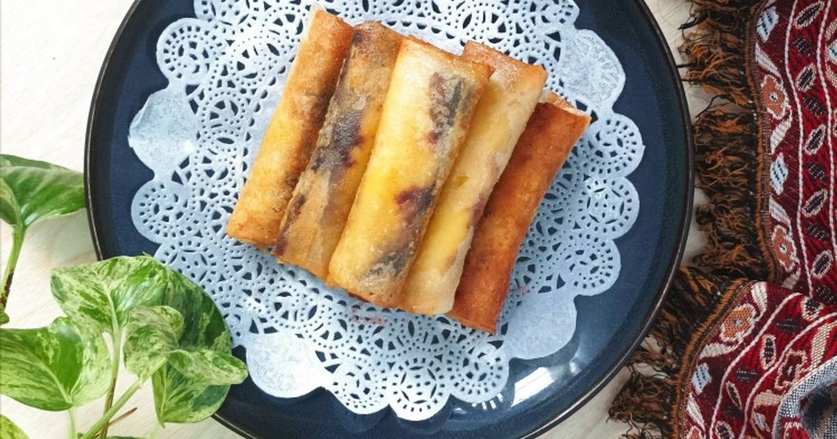 Resep Lumpia Pisang Coklat Piscok Oleh Bunda Olla Cookpad