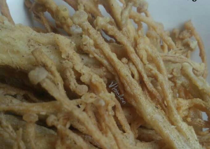 Resep Jamur Enoki Crispy Oleh VKitchen Cookpad