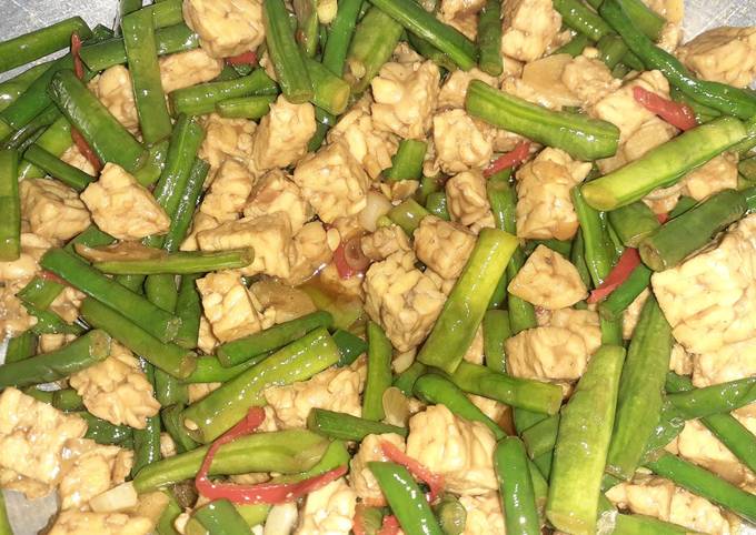 Resep Tumis Kacang Panjang Dan Tempe Oleh Ayunda Pratiwi Cookpad